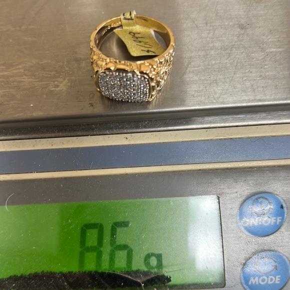 Diamonds 14K Solid Gold Ring - Picture 5 of 5